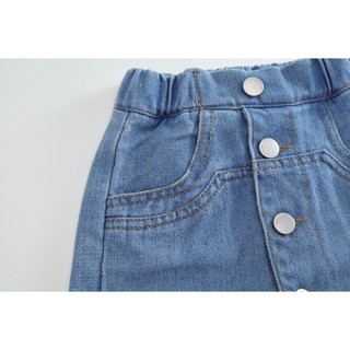 Quần Giả Váy Cho Bé Gái, Quần Jean giả Váy Cho Bé Chất Liệu Cotton Mềm Mại Co Giãn