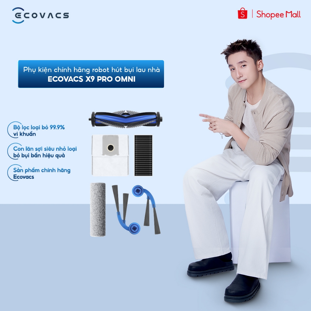 Bộ phụ kiện Ecovacs X9 Pro Omni