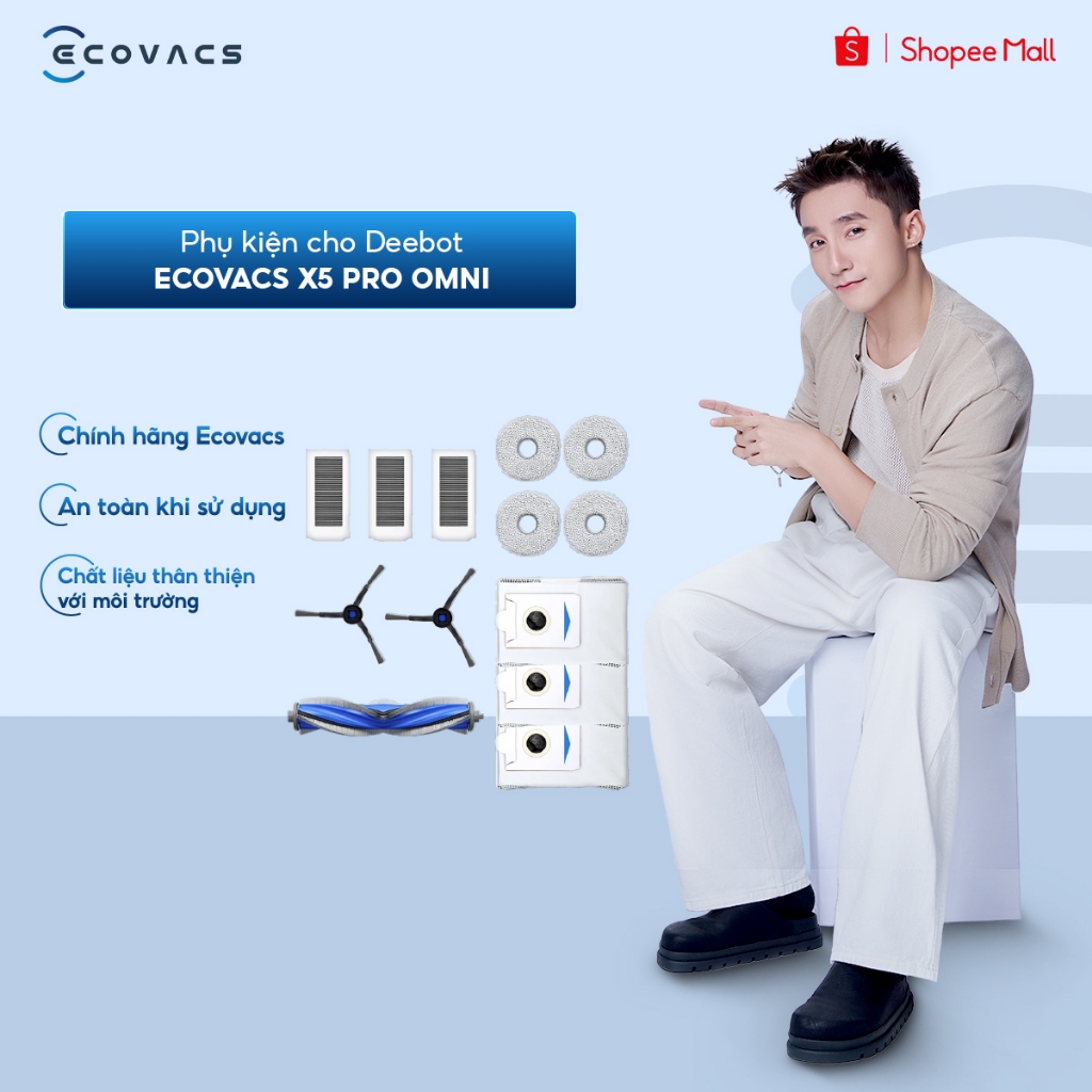 Bộ phụ kiện Ecovacs Deebot X5 Pro Omni