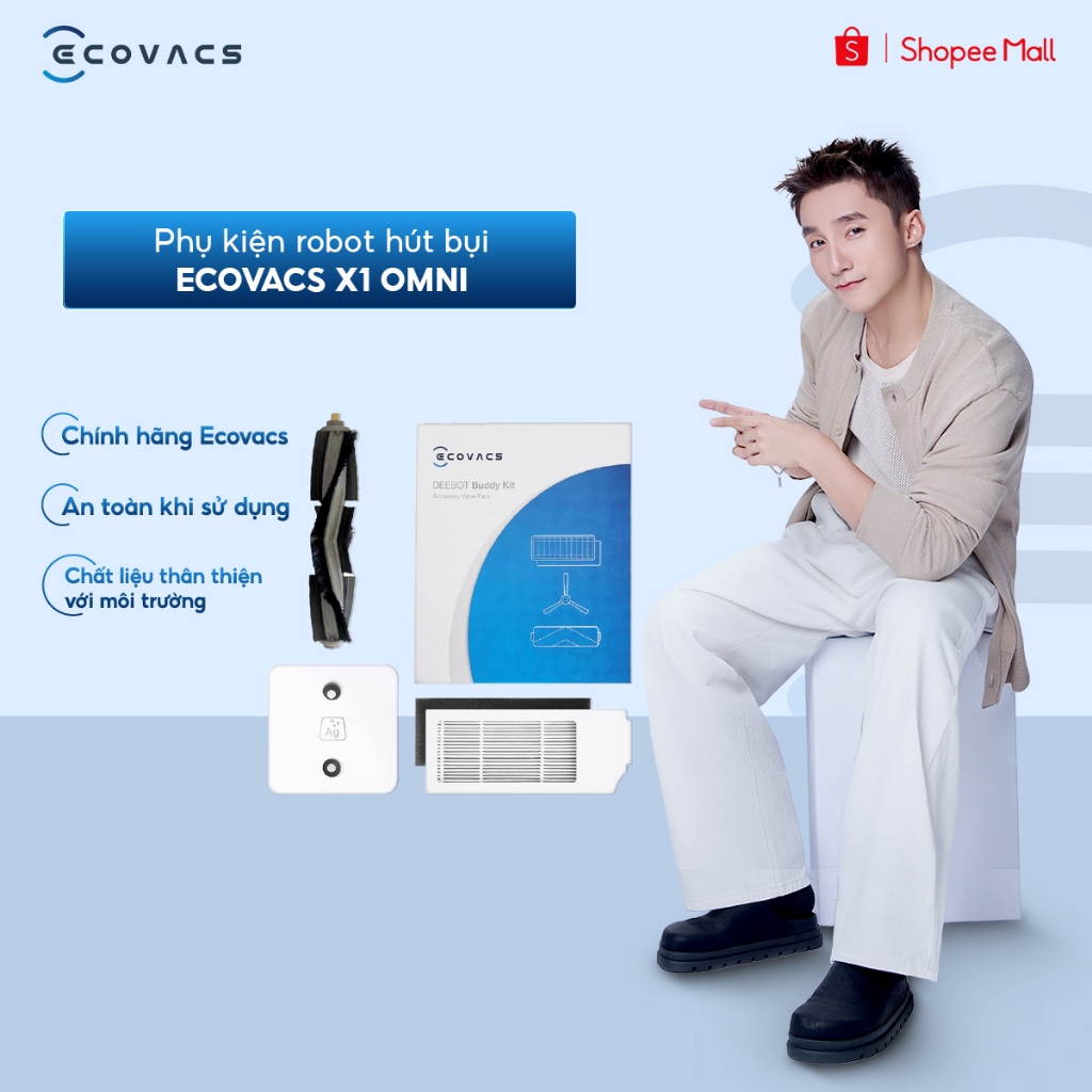 Phụ kiện robot hút bụi Ecovacs X1 Omni