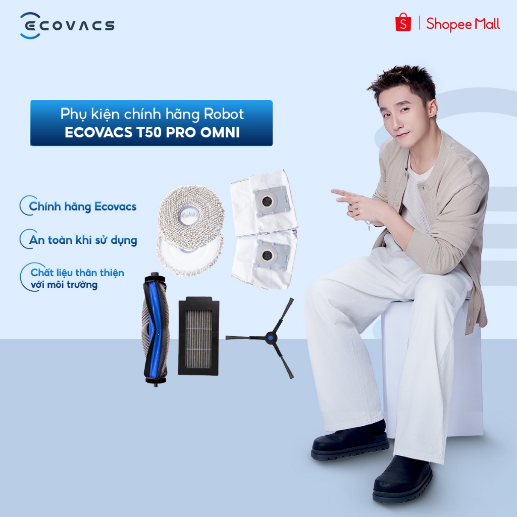 Phụ kiện Ecovacs T50 Pro Omni