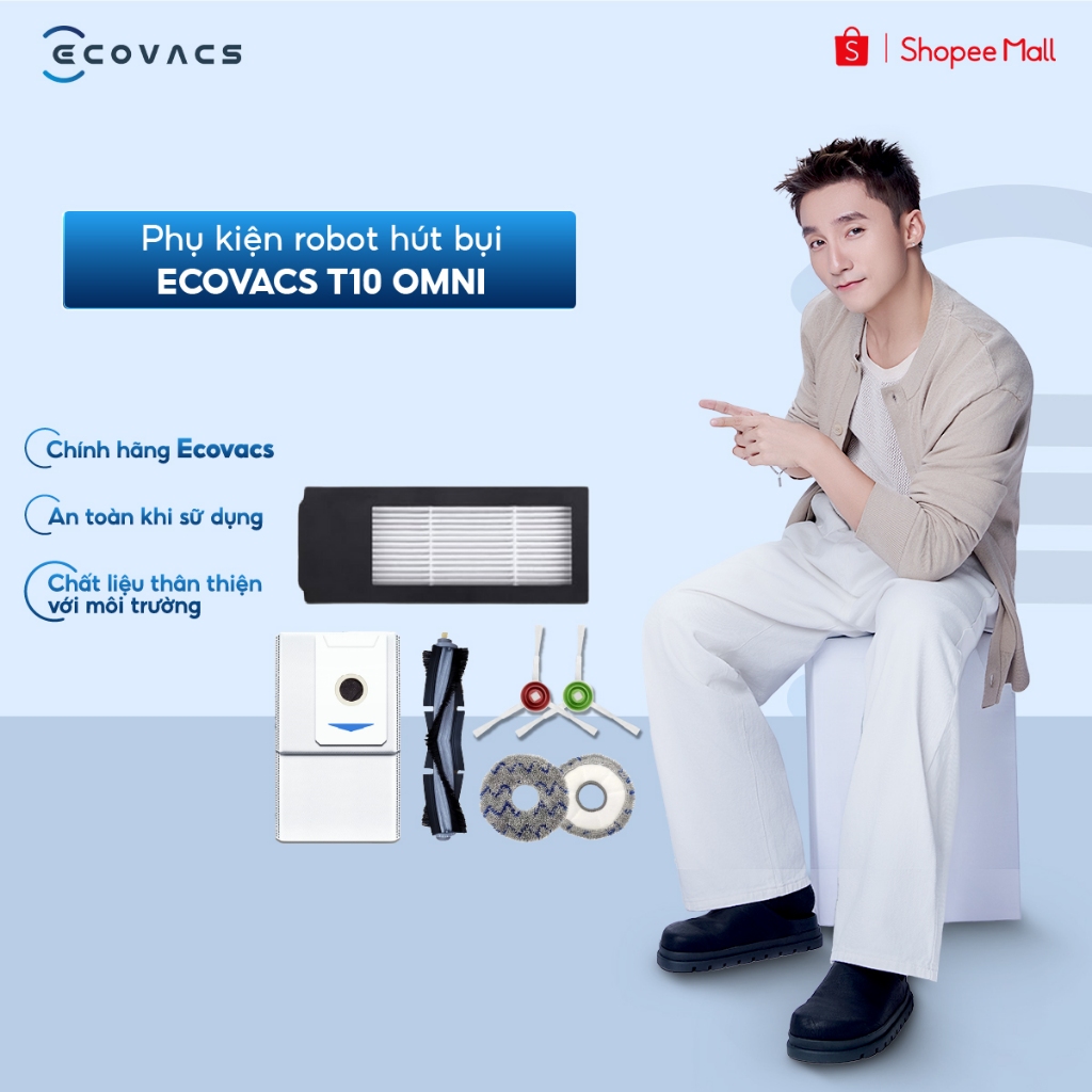 Phụ kiện robot hút bụi Ecovacs T10 Omni