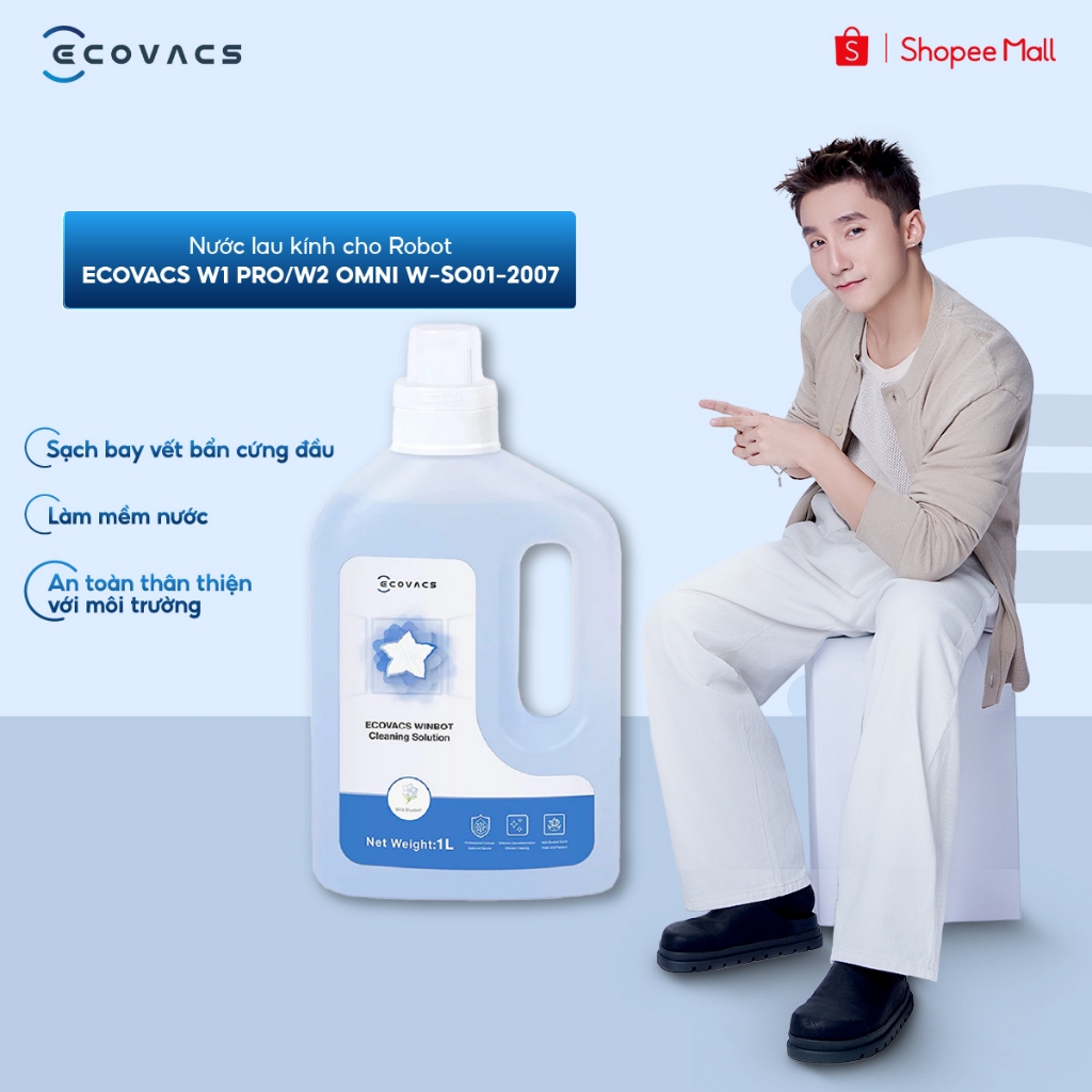 Nước lau kính Ecovacs 1L