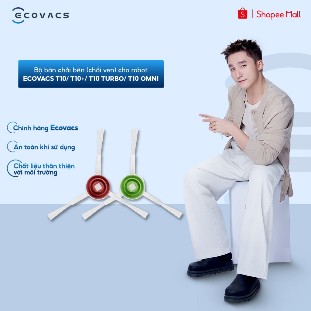 Bộ chổi cạnh Ecovacs cho robot Deebot
