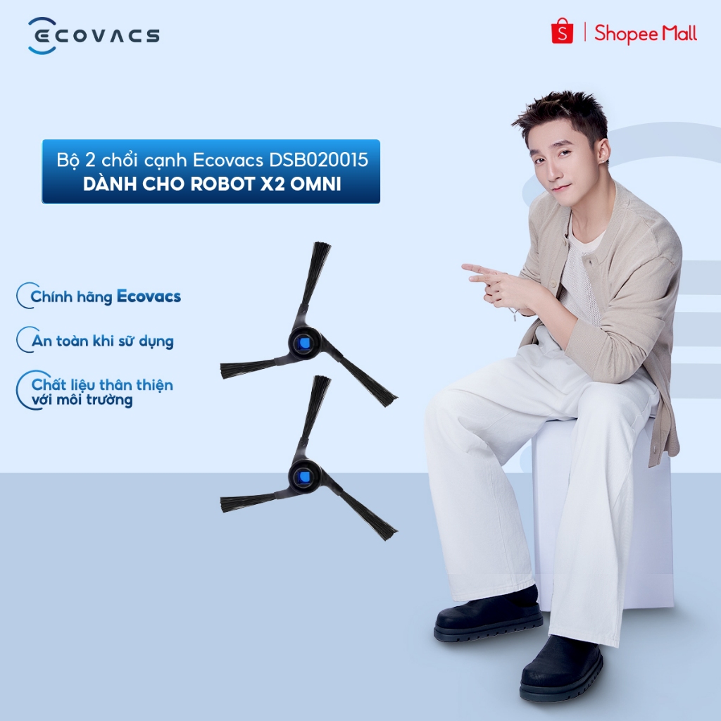 Bộ 2 chổi cạnh Ecovacs DSB020015