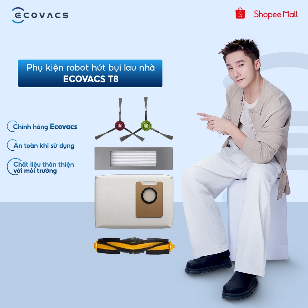 Phụ kiện robot hút bụi lau nhà Ecovacs