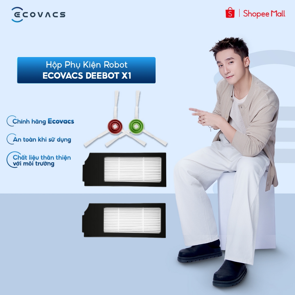 Hộp phụ kiện Ecovacs Deebot X1