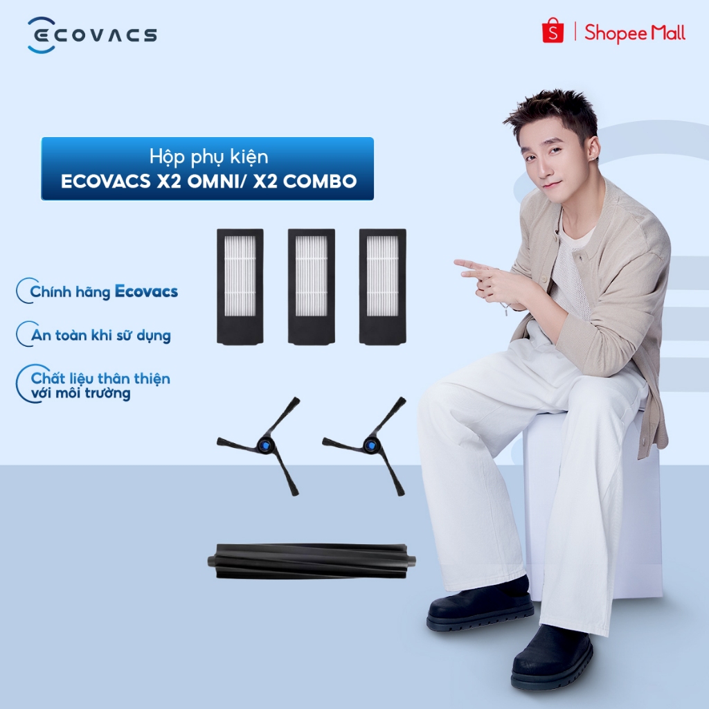 Hộp phụ kiện Ecovacs X2 OMNI