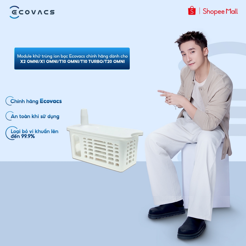 Module khử trùng ion bạc Ecovacs