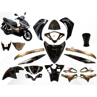 dàn áo ab air blade 110 đầu bò 2011 2012 Đen ĐỒNG ( bán lẻ từng món )