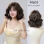 MK01_Tóc giả dệt kim xoăn hippie ngang vai 25cm [Kèm combo phụ kiện]