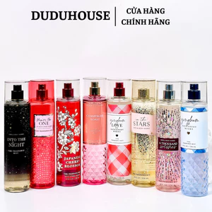 Xịt thơm body mist Bath And Body Works toàn thân hương nước hoa 236ml Duduhouse