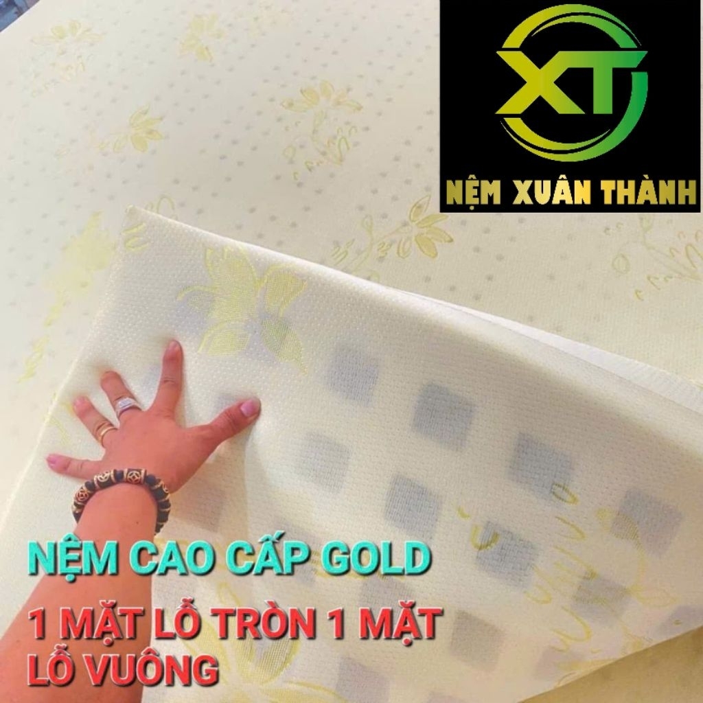 ( chuẩn 5*) ( NỆM gord XUÂN THÀNH )  1 mặt lỗ TRÒN 1 mặt lỗ VUÔNG ( phù hợp mọi độ tuổi )