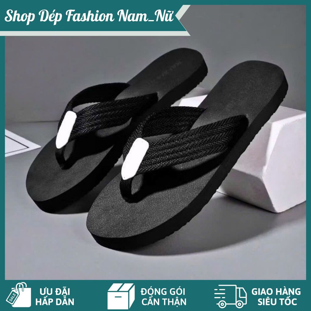 Dép Nam Quai Kẹp Bản Dày Mềm Êm, Chống Trượt - Thiết Kế Đơn Giản Sang Trọng
