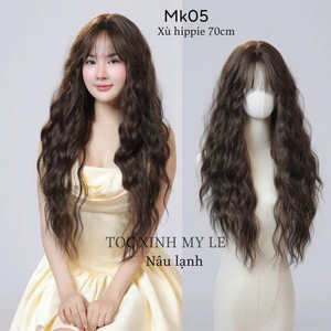 MK05_Tóc giả dệt kim nguyên đầu [Kèm combo phụ kiện]