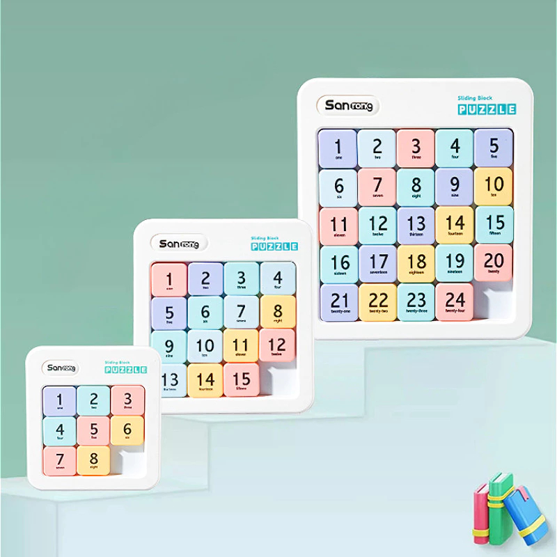 Đồ Chơi Trượt Xếp Hình Chín Lưới Từ Tính Nam Châm LEVEL 1-24  Đồ Chơi Xếp Hình Phát Triển Tư Duy Cho Trẻ