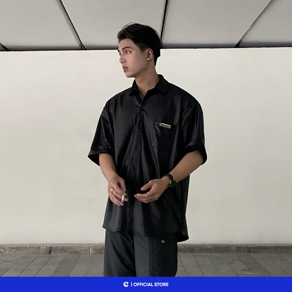 Áo sơ mi local brand da Metal City Cycle unisex form rộng nam nữ oversize