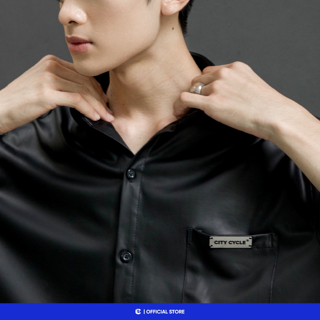 Áo sơ mi local brand da Metal City Cycle unisex form rộng nam nữ oversize