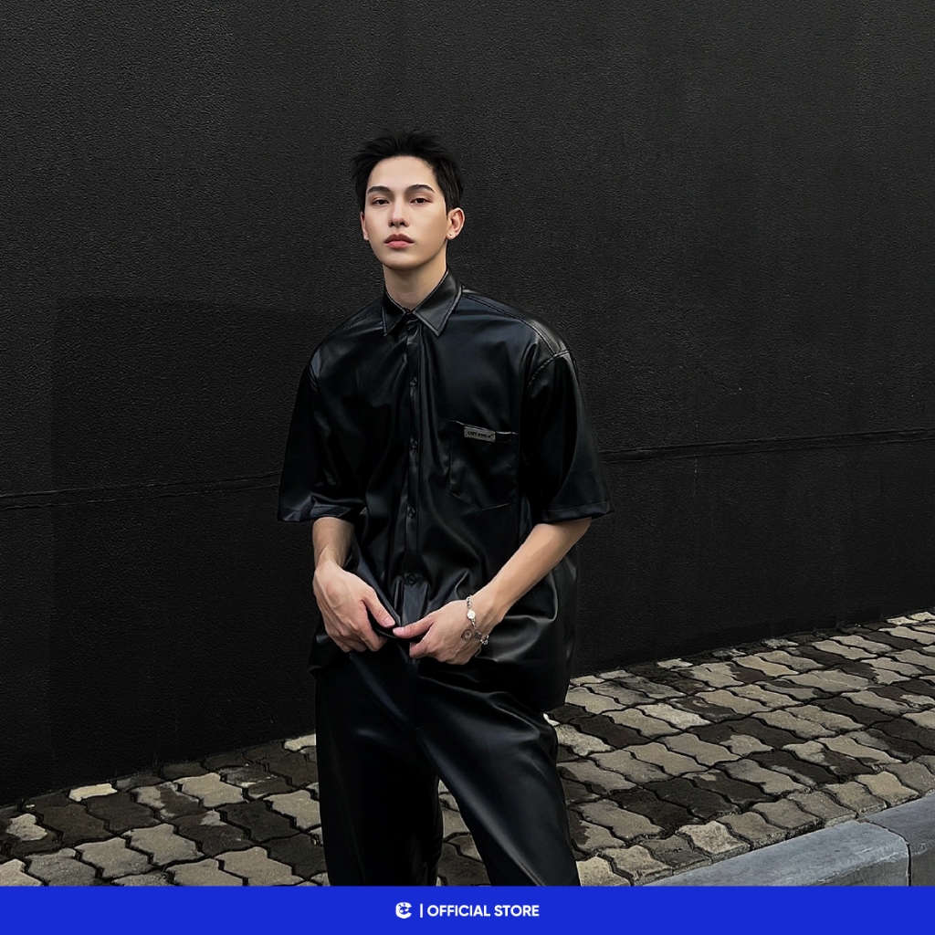 Áo sơ mi local brand da Metal City Cycle unisex form rộng nam nữ oversize