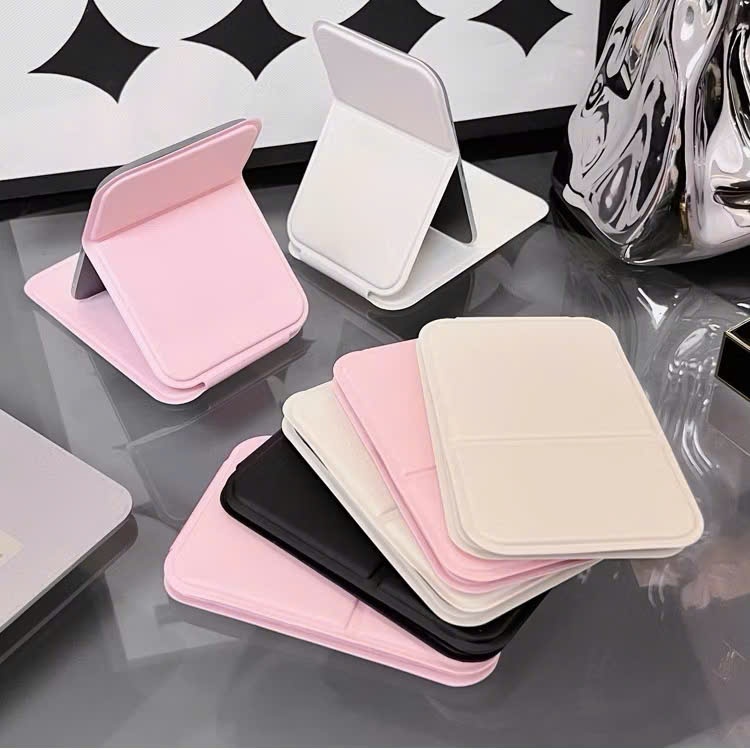 Gương mini bọc da có thể bỏ túi xách tiện lợi