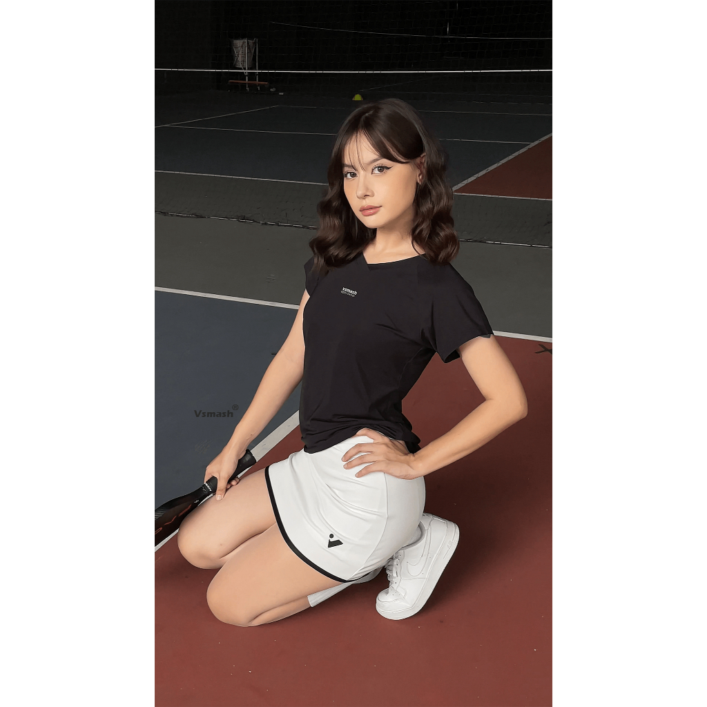 Váy Cầu Lông Vsmash Sportwear “SKRT 02” – Váy Thể Thao Form SlimFit-, Lót 2 Lớp, Umi 4 Chiều Cao Cấp, Mềm Mại, Co Giãn