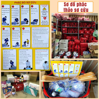 Túi cứu thương chuyên dụng - Sơ cứu 3 loại: A,B,C nguyên bộ-Đầy đủ thiết bị bên trong PCCC