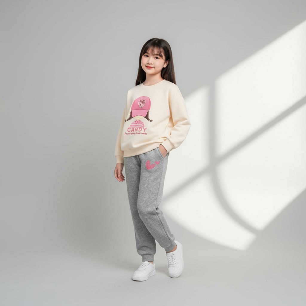 Áo thu đông cho bé gái size đại BEESHOP D25033