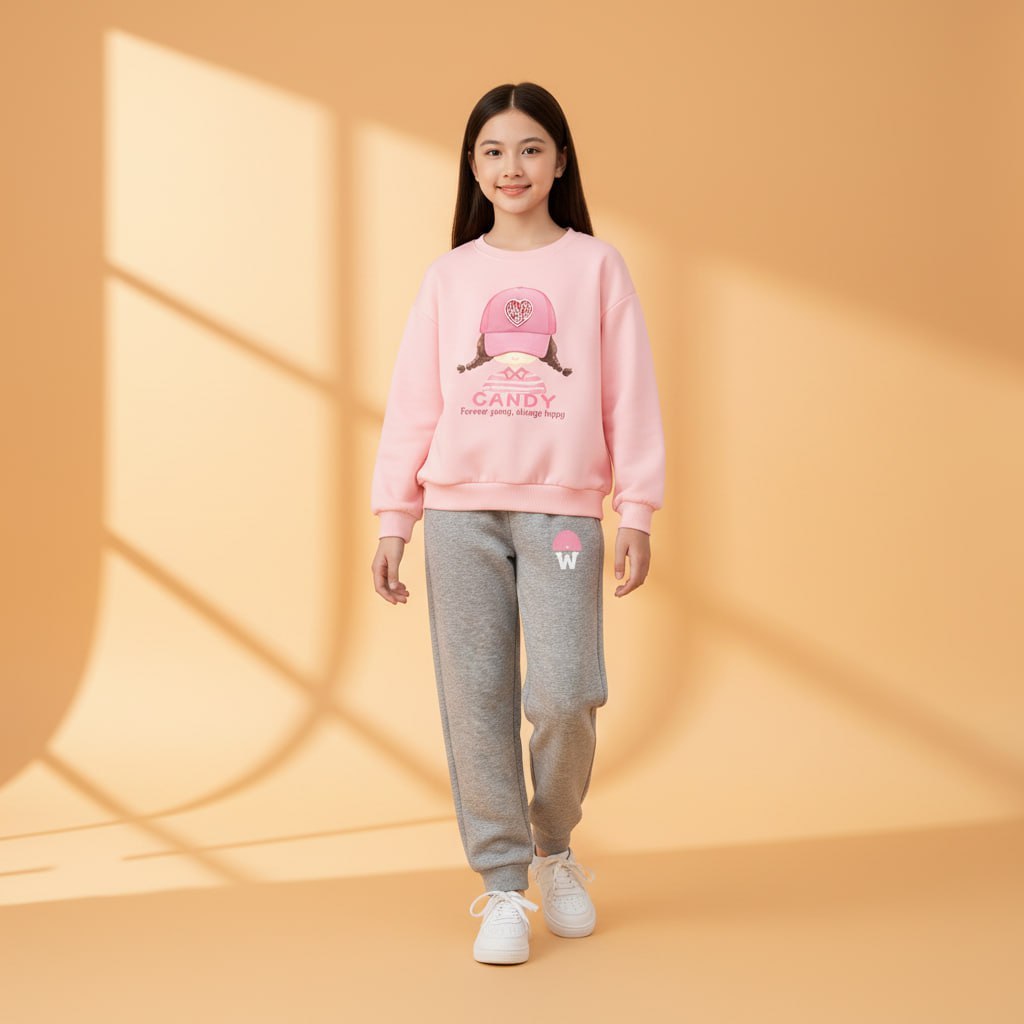 Áo thu đông cho bé gái size đại BEESHOP D25033