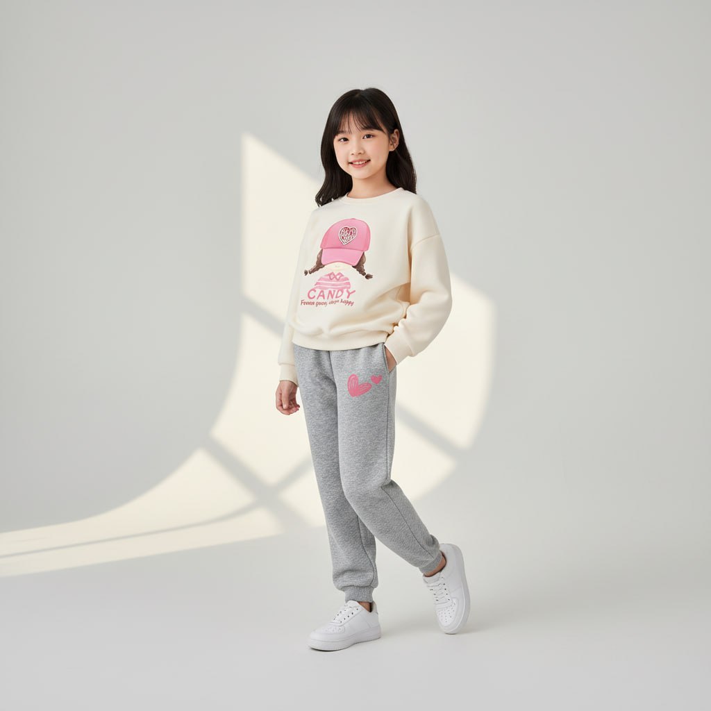 Áo thu đông cho bé gái size đại BEESHOP D25033