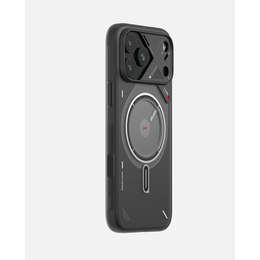 Ốp AULUMU Frosted Nhám Viền TPU Dẻo hông Sốc  Có Nút Control Tích Hợp Sạc Từ Tính Chính Hãng cho iP 17/16 Series