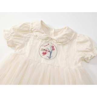 Váy Cho Bé Gái, Váy Tiểu Thư Cho Bé Gái Thiết Kế Bồng Bềnh Tay Bo Chun Chất Liệu Cotton