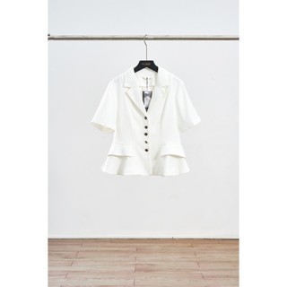 Áo Kiểu Nữ Peplum Dáng Ôm Áo Công Sở Thanh Lịch Sang Trọng LAMER L65D25Q008