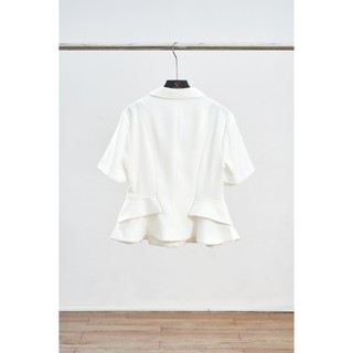 Áo Kiểu Nữ Peplum Dáng Ôm Áo Công Sở Thanh Lịch Sang Trọng LAMER L65D25Q008