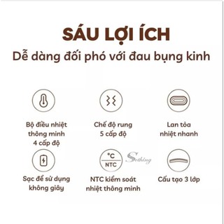 Quà Tặng Máy Massage Bụng Kinh Bạn Gái Ngày Lễ, Set Quà Tặng Ý Nghĩa Valentine, 8/3, 20/10 Người Yêu