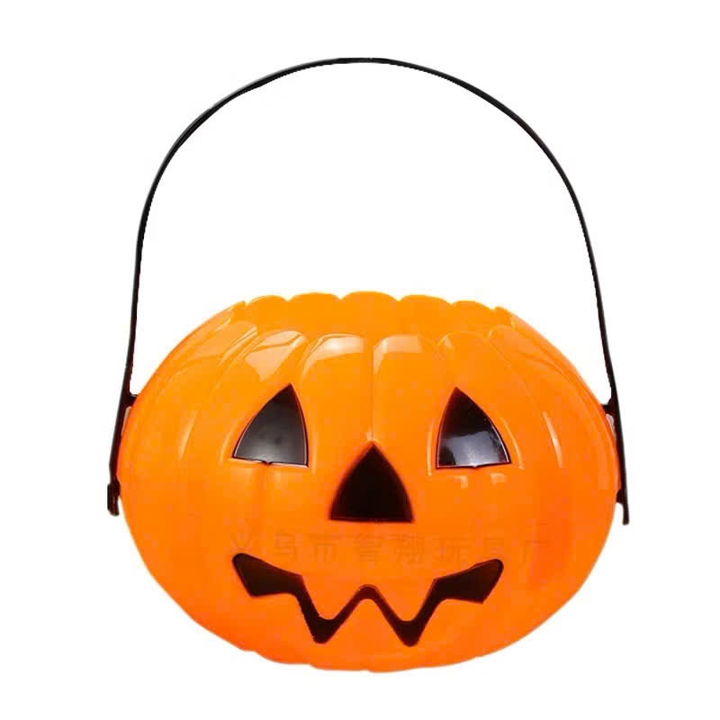 Đèn lồng bí ngô Halloween có đèn LED , giỏ bí ngô  có đèn có nhạc