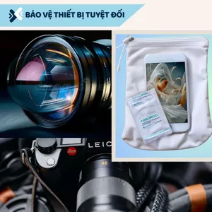 Gói hút ẩm máy ảnh Absorgel ngăn hiện tượng rễ tre trên lens máy ảnh nhập khẩu Thủy Điển
