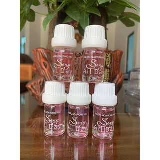 Combo 5 chai nước hoa vùng kín màu hồng 5ml giúp khử mùi, lưu lại hương thơm sang trọng, quyến rũ