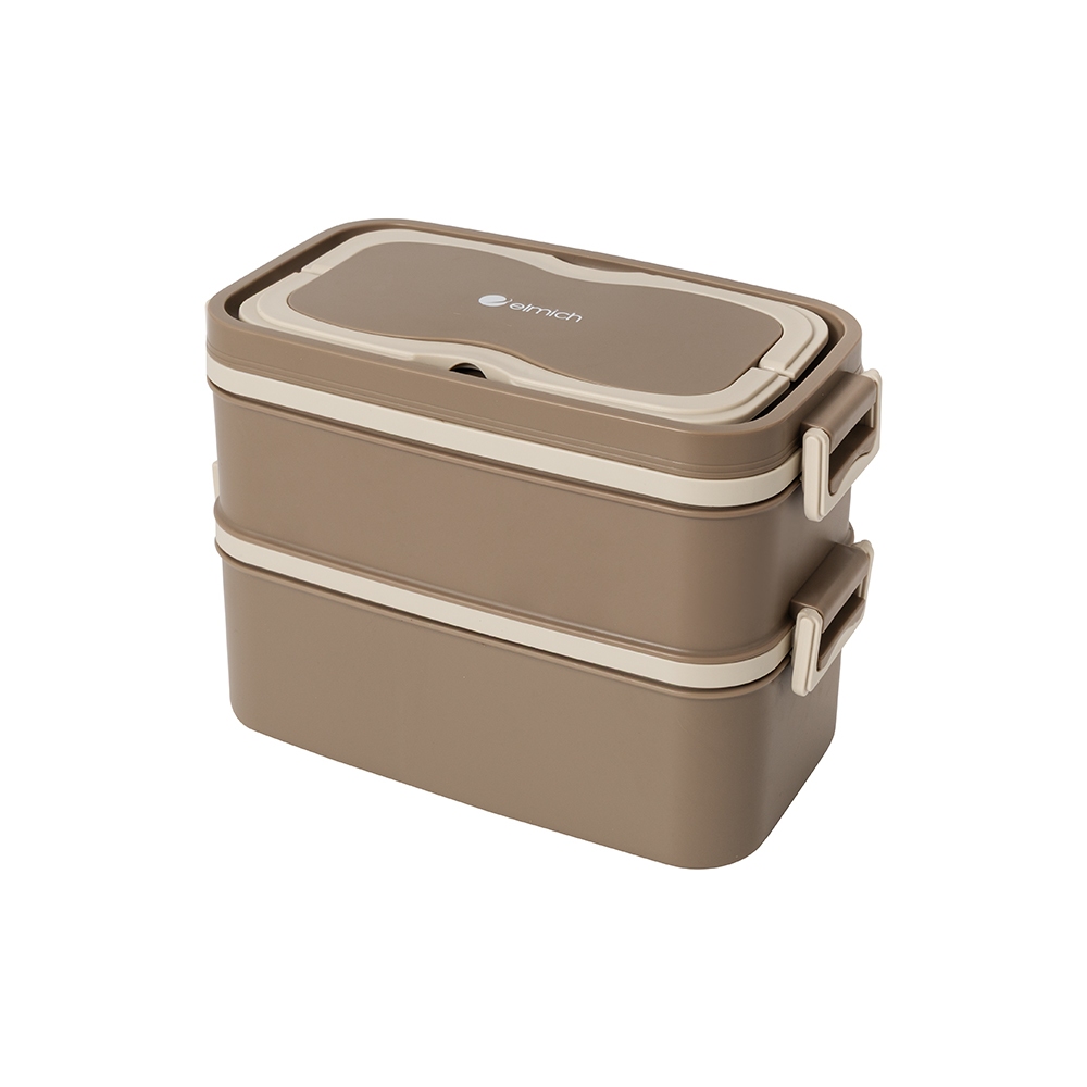 Hộp cơm 2 tầng inox 304 Elmich EL1317 dung tích 1.3L
