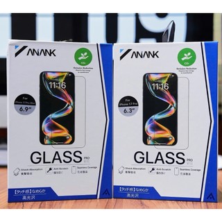 Kính cường lực ANANK Trong Suốt 10in1 full màn chống trầy xước, chống bám vân dành cho iphone 17promax 17pro