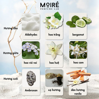 Nước hoa Nữ MOIRÉ VALAYA EDP nữ tính, thanh lịch , lưu hương lâu 8h - mini 10ml