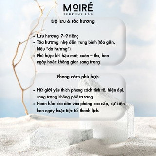 Nước hoa Nữ MOIRÉ VALAYA EDP nữ tính, thanh lịch , lưu hương lâu 8h - mini 10ml