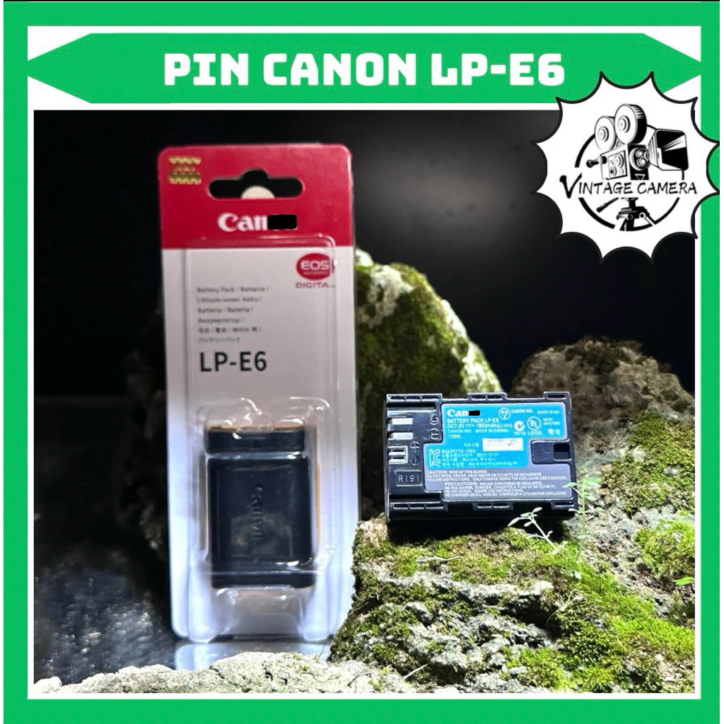 Pin Canon LP-E6 / LP-E6N / LP-E6NH cho máy ảnh Canon EOS 5D Mark II III ...