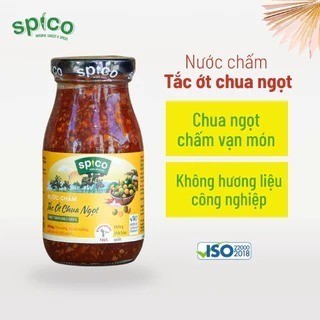 Nước Chấm Tắc Ớt Chua Ngọt SPICO 265g Không bột ngọt