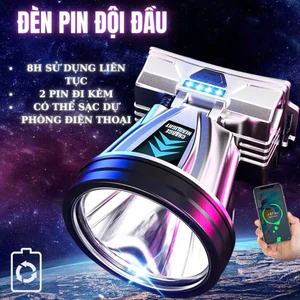 Đèn pin đội đầu siêu sáng công nghệ led