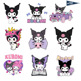 [DECAL ỦI ÁO] Set 9 Hình Ủi Nhiệt Miếng Dán Ủi KUROMI 5CM - POLOSTICKERS