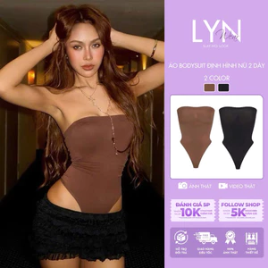 | LYN WEAR | Bodysuit Nữ Dây Đeo Tháo Rời Ôm Dáng Tôn Eo Không Đường May, Nâng Form Mượt Mịn