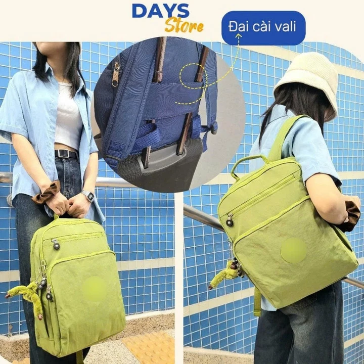 Balo Học Sinh Balo Chống Trộm Đựng Laptop Laptop 15.6 inch, Chất Liệu Dù KT39x28x10cm Balo Đi Học Mã KL2012 ( ảnh thật)