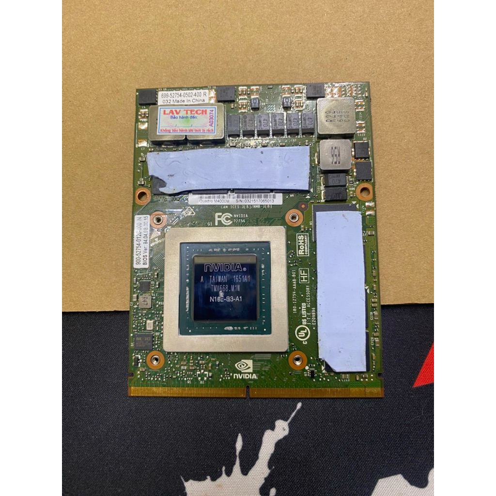Card màn hình - NVIDIA Quadro M4000M M4000 4GB GDDR5 - N16E-Q3-A1 ...