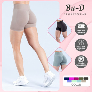 Quần tập gym đùi nữ chun mông dệt kim Dynamic nâng vòng 3 cạp cao gen bụng co giãn (DYNA)