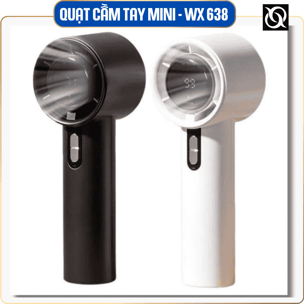 Quạt Cầm Tay Mini WX638: Đạo cụ không thể thiếu cho mùa hè nóng bức! - Chi tiết 5